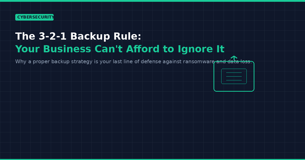 The 3-2-1 Backup Rule