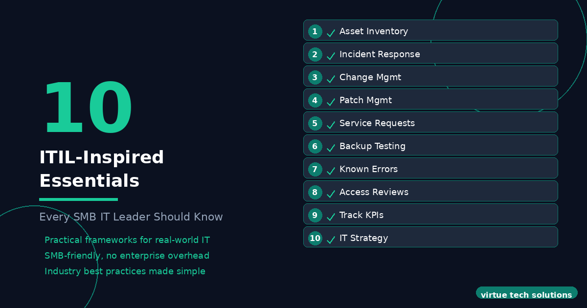 10 ITIL-Inspired Essentials